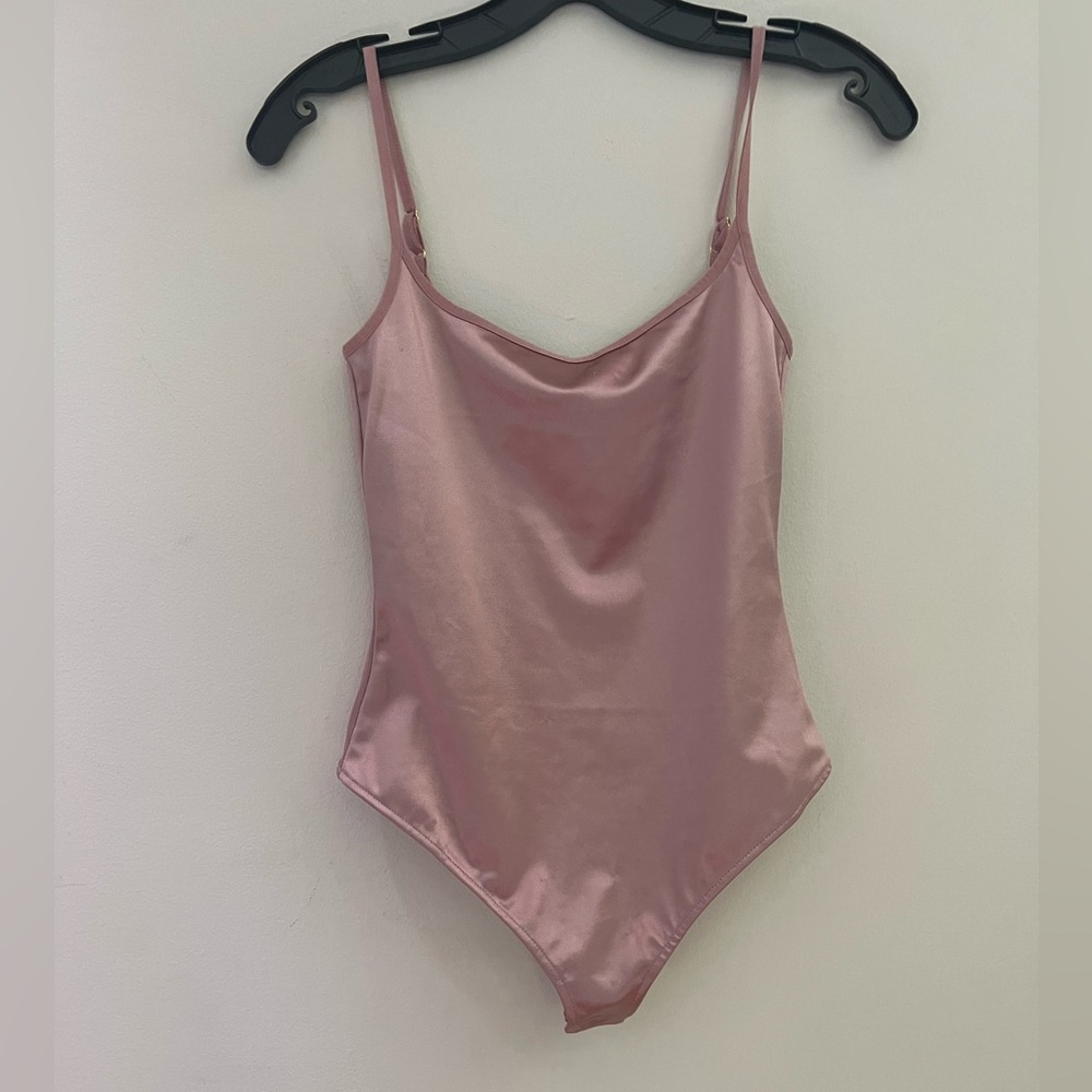 Free people intimately pink thongs bodysuit